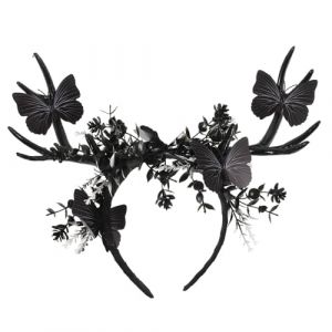 Healvian Serre-t&ecirc;te Halloween pour Femmes Adultes Accessoire de Coiffure avec &Eacute;l&eacute;ments Halloween Bandeau pour F&ecirc;te de D&eacute;guisement et Cosplay (Le Sengyu, neuf)