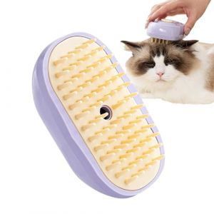 Cat Spritz defur Brosse &agrave; vapeur pour chat | Brosse &agrave; vapeur &eacute;lectrique pour chat d'int&eacute;rieur &ndash; Accessoire de toilettage des animaux, &eacute;pilateur de poils de chien, soins pour animaux de compagnie (yihekalee, neuf)