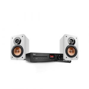 Teufel Ultima 20 KOMBO 3 SE - Cha&icirc;ne HiFi St&eacute;r&eacute;o avec Bluetooth et CD, Puissante, LAN, WiFi, Radio Num&eacute;rique Dab+, USB, Syst&egrave;me 3 Voies, Musique, Films, Jeux (Blanc) (Lautsprecher Teufel GmbH, neuf)