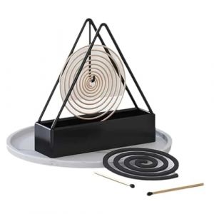 Support Bobine Anti Moustique,Anti Moustique Exterieur,Support Spirale Anti Moustique,Spirale Anti Moustique,Porte Encens, Iron Support Spirale Anti Moustique Exterieur pour Maison Et Jardin (E) (Pengcong e-commerce Co., Ltd, neuf)