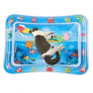 Tapis d'eau de b&eacute;b&eacute;, Tapis D'eau Bebe, Tapis d'eau Jouets pour B&eacute;b&eacute;, Jouet Bebe Tapis Eau, Tapis d'eau B&eacute;b&eacute; Gonflable, Tapis Eau Gonfl&eacute; Enfant, Tapis d'eau Sensoriel B&eacute;b&eacute;, Tapis d'eau Gonflable (Huayeex, neuf)