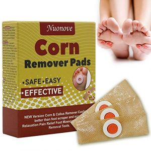 Anti Cors Pieds, Corn Remover, Traitement Verrue, Traitement Cors, Coussinets en mousse pour cors au pied, (12PC) (Nuonove-Store, neuf)