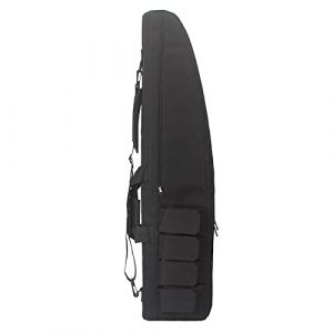 DFANCE Tactique Long Fusil Carrier Fourreau Sac,Fusil de Chasse Rembourée Sac Tactical Double,Multifonction Housse de Protection pour Fusils,Oxford pour Transport Arme,Noir,120CM/47.2IN (LLM Quality shop, neuf)