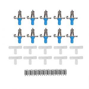 HEEPDD Abreuvoir Poules, 10 PCS Abreuvoir Lapin Automatique Abreuvoir de Lapin Mamelon Buveur en Bec de Canard Volaille Cochon d'Inde Ferret Rat Souris (Sheens 88, neuf)