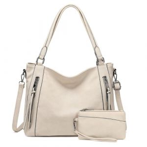 VINBAGGE Sac a Main Femme en PU Sac Fourre Tout Femme Ensemble Petit Sac D'épaule Sac Bandoulière Cabas Sacs Portés Main de 2 Pièces (GENOLD, neuf)