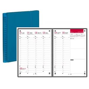 Lot Agenda "My Fab" 2026 Semainier Vertical 15 x 21 cm Spiralé + Index Adhésif Blumie (Blue) (Blumie Shop, neuf)