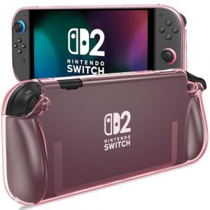ProCase Coque Étui pour Nintendo Switch 2 2025 Anti-Rayures et Anti-Chocs, Housse Protection pour Switch 2 avec Poignée Ergonomique -Rose (Zibo Store, neuf)