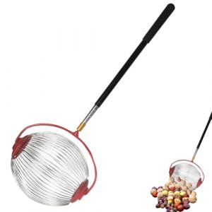 Minhaxue Ramasse Noix, 150x24x20cm Grand Collecteur de Noix R&eacute;glable et L&eacute;ger pour L'ext&eacute;rieur, Rouleau Ramasse Fruits en Acier Inoxydable, Outils De Jardinage pour Ferme Famille (Selbstverbesserung, neuf)