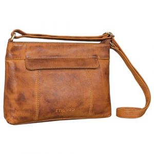 STILORD 'Blair' Élégant Sac Bandoulière en Cuir Femme Petit Sac à Main Vintage Sac pour Sortir Sacoche Cuir Véritable, Couleur:larino - marron (STILORD Cuir, neuf)