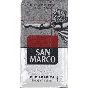 SAN MARCO - Café Moulu Pur Arabica 250G : Laissez-vous transporter par le goût intense et la saveur raffinée de notre café 100% arabica, moulu avec soin et prêt à - Lot De 3 - Vendu Par Lot (Marché Parisien, neuf)