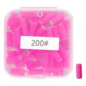 Kit d'entretien pour ongles délicats 50 pièces Bande abrasive avec mandrin facile à changer pour foret à ongles Outil de soin des ongles (museourstyty, neuf)