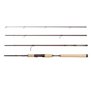 Abu Garcia Tormentor2 Travel Spinning Rod, l&eacute;g&egrave;re avec Blank en Carbone 24T, poign&eacute;e en li&egrave;ge, Design Compact pour Les p&ecirc;cheurs en Voyage, Poissons pr&eacute;dateurs d'eau Douce et d'eau sal&eacute;e 2.13m 5-18g (Tackle-Deals, neuf)
