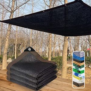 Brise Vue Balcon Vue Jardin Exterieur ，Brise-Vue Jardin de HDPE 2x2m Toile Ombrage de Protection Solaire Rectangulaire à 90% Anti UV en Voile D'ombrage Filet D'ombrage avec œillets pour Pergola (lanruiyan1649, neuf)