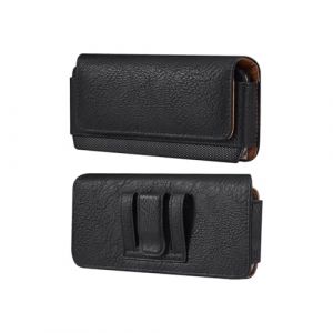 &Eacute;tui Ceinture Cuir Homme Compatible avec Samsung Galaxy Z Fold 7/6/5/4/3 5G, Pochette Ceinture Cuir pour Smartphone avec Porte-Carte Sacoche Telephone Cuir Compatible avec Huawei Mate XS/X3/X2 (Beeyan, neuf)
