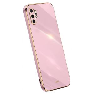 Topme Coque en Silicone pour Samsung Galaxy Note10+ / Samsung Note 10 Plus (6.8" inches), [ Etui Housse de T&eacute;l&eacute;phone de Style Bord Dor&eacute;] - Violet (topme, neuf)