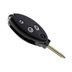 Jongo&reg; Coque de Cl&eacute; 3 Boutons Compatible avec Citro&euml;n Xsara, Xsara Picasso, C5 Phase 1/2/3 | Bo&icirc;tier T&eacute;l&eacute;commande Plip avec Lame SX9 &ndash; Remplacement, carcasse de cl&eacute; (Jongoshop, neuf)
