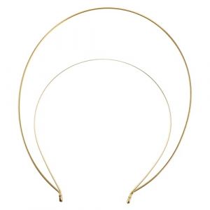 Beaupretty Ange Halo Couronne Bandeau Métal Déesse Bandeau Couronne Halo Casque Coiffure Bricolage Artisanat Base Pour Halloween Costume Fête Cosplay (lorianca, neuf)