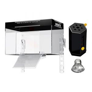 Turtle Planking Dock - Plate-forme De Repos Aquatique Robuste, Rampe D'escalade De Terrarium | Enceinte D'observation Du Reptile, Zone De D&eacute;lai D'amphibiens, Accessoire D'habitat Flottant, Quai De Bai (jianwwk, neuf)