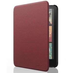 MoKo Étui Compatible avec 7" Kindle Paperwhite (12th Generation-2024) and Kindle Colorsoft Signature Edition 2024, Etui léger avec Auto Wake/Sleep pour Kindle Paperwhite 2024, Vin Rouge (Amoi Channel, neuf)