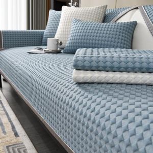 Gluhbirnen Couverture de canapé - Housse de canapé - Antidérapante - 110 x 160 cm - Bleu (Gluhbirnen, neuf)