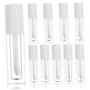 Beaupretty 10 pièces Tubes à Transparentes pour Gloss et Huile à Contenants Miniatures Vides Pratiques pour Voyage Stockage de Cosmétiques (KenuoL, neuf)