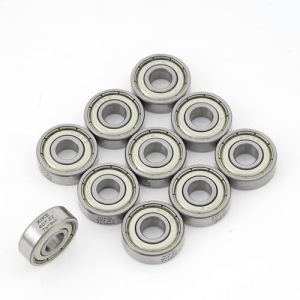 XiKe 607ZZ Roulements à billes à double étanchéité 7x19x6mm Acier chromé et Prélubrifié, 607-2Z Roulement à billes miniature, paquet de 10. (XIKE BEARINGS FR, neuf)