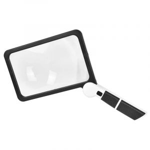 mumisuto Loupe De Lecture Pliable avec LumièRe, 5X Grande Loupe De Lecture Rectangulaire avec LumièRes à LED IdéAle avec 3 Modes pour Les Seniors, pour Lecture De Journaux, Livres, Cadeau (Mairubo, neuf)