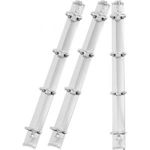 DIYEAH Classeur a4 M&eacute;Tallique &Agrave; 4 Anneaux en Fer M&eacute;Canisme De Reliure Robuste pour Albums Carnets Et Projets DIY 30.5X2.5X2 Cm (Alberuell, neuf)