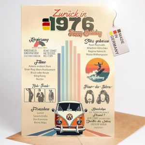 myDreamwork Carte d'anniversaire sp&eacute;ciale 50 ans - Cadeau pour homme - 50e anniversaire - Carte d'anniversaire 50 ans amusante - 50e anniversaire femme homme - Grande carte (XL, DIN A5) (myDreamwork, neuf)