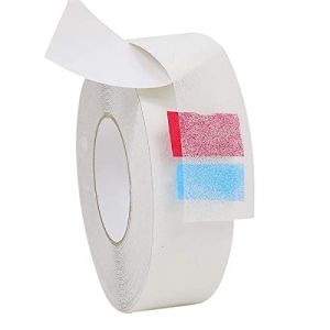 Gebildet 20m x 5cm Bande Antidérapante adhésive Forte Adhésif Ruban Autocollant Antidérapante pour Intérieur et Extérieur pour la Sécurité au Travail et la Maison, Bande Sécurité, Transparente (Gebildet-FR, neuf)
