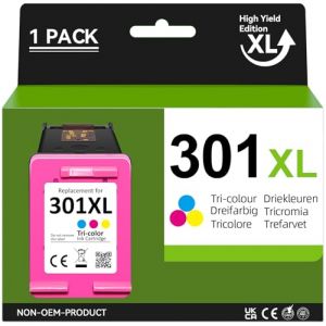 Oeggoink Cartouches d'encre 301XL Compatibles (Couleur) - Haute Capacité XL - pour HP DeskJet 1000/1050/1510, Envy 4500/5530, OfficeJet 2620/4630 - Remplace HP 301/301XL (Image-Expert, neuf)