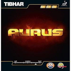 Tibhar Aurus Caoutchouc de tennis de table Noir 1,7 mm (TT-Shop Ostalb, neuf)