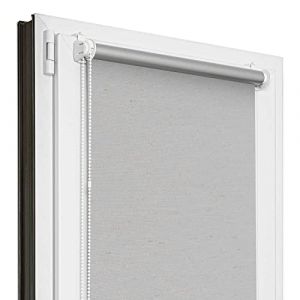 Estika Store occultant Thermique sans percage - Linge Gris - 45 x 120 cm - Store Enrouleur sans percage, Stores intérieurs pour Porte ou Fenetre, Protection Thermique (Estika, neuf)