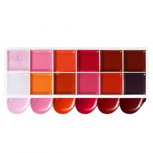 Palette de gloss &agrave; l&egrave;vres : palettes de fards &agrave; paupi&egrave;res imperm&eacute;ables | Palette de fards &agrave; paupi&egrave;res | Palette de maquillage pour fard &agrave; paupi&egrave;res | 12 couleurs hydrat&eacute;es hydratantes (taolit, neuf)