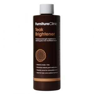 Raviveur Teck Furniture Clinic &ndash; &Agrave; Diluer pour Obtenir 1 Litre - Restaure & Embellit la Couleur Naturelle du Bois - Am&eacute;liore l&rsquo;Absorption de l&rsquo;Huile Teck - Pour les Meubles de Jardin en Bois &ndash; 500 ml (Furniture_Clinic, neuf)
