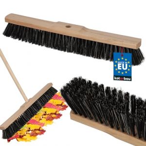 KOTARBAU&reg; T&ecirc;te De Balai 500 mm Brosse De Balai Universelle en Nylon Et en Soie Naturelle Brosse Industrielle pour Balayer Les Sols (KOTARBAU, neuf)
