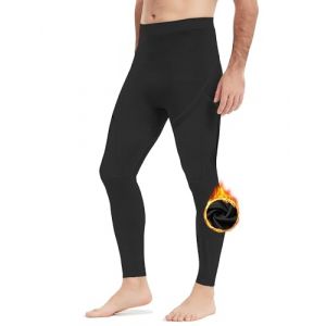 NOOYME Collant Thermique Homme sous Pantalon Thermique Homme Caleçon Long Chaud sous Vetement Thermique Homme à Séchage Rapide Legging Homme pour Le Ski Course à Pied (ChengYou-Q, neuf)