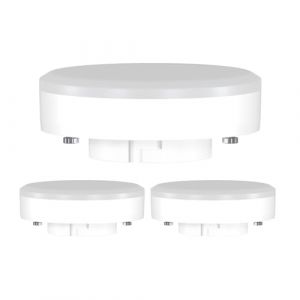 ledscom.de 3 ampoules LED GX53, blanches (4100 K), 10,9 W, 1212lm, 115&deg;, mates (LEDs Com GmbH, neuf)