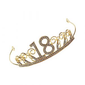 EPIGEIST Couronne De D&eacute;coration De G&acirc;teau Couronne Pour G&acirc;teau D'Anniversaire Princesse De Princesse D'Anniversaire Diad&egrave;mes D'Anniversaire En Cristal (Laimmde, neuf)