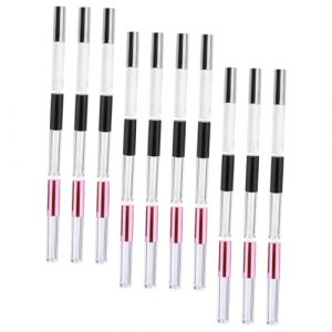 ARTSEWPLY 30 pi&egrave;ces Tubes &agrave; Gloss &agrave; L&egrave;vres R&eacute;utilisables Contenants pour Soin des L&egrave;vres DIY Design Compact et Portable Mixte Argent et Noir pour Filles et Femmes (Xiiierw, neuf)