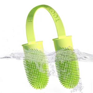 Doigt de brosse à dents pour chien, brosse à dents pour chiens,Brosse à doigts en silicone réutilisable | Brosse à dents à deux doigts pour chiens et chats, brosse à dents pour nettoyage des dents à 3 (reviun, neuf)