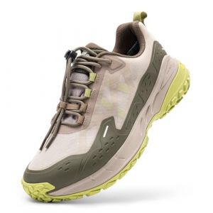 FitVille Extra Larges Chaussures Basses de Randonnée Homme Imperméables et Antidérapantes Baskets de Trekking Chaussures de Marche Sportives Khaki Clair 43 EU Large (Luhua International Trade, neuf)