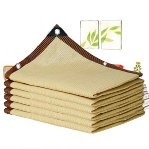 Voile Ombrage 5x4 Anti UV Bache pour Pergola Voile Ombrage 3x4 Imperméable Bâche Anti Chaleur pour La Couverture Végétale/Serre/Jardin/Pergola,beige-2x6m (LIUJUNHUI的店, neuf)