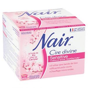 Nair - Cire Divine Sensitive Resine Micro-Ondable 400G - Lot De 3 - Livraison Rapide en France - Prix Par Lot (ENVOI RAPIDE 24h/48h, neuf)