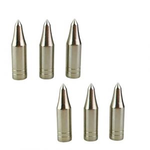 ZSHJG Tir &agrave; l'arc Point de la fl&egrave;che Boradheads de Chasse Points de Champ de Fl&egrave;che Pointes de Fl&egrave;ches pour ID 8mm pour Fl&egrave;ches en Bois de Bambou (24pcs) (Traveling Shop, neuf)