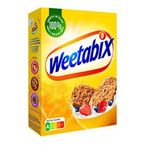 Weetabix 7 c&eacute;r&eacute;ales originales pour petit-d&eacute;jeuner &agrave; grains entiers de 430 g &ndash; petit-d&eacute;jeuner complet du Royaume-Uni &ndash; Cer&eacute;ales saines avec de nombreuses fibres et vitamines &ndash; Nutri-Score A (La Famille &agrave; Table! - LF&agrave;T!, neuf)