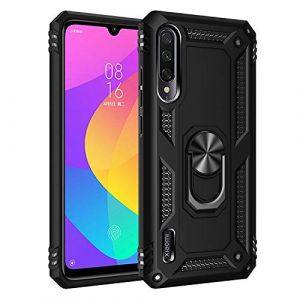 BestST Coque pour Xiaomi Mi A3, étui Protection TPU Souple Durable avec Support de 360° Rotation Anneau [Support de Voiture magnétique][Protection Antichoc] Armor Box Coque pour Xiaomi Mi CC9E,Noir (BestST, neuf)