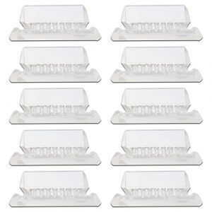 YANGLY 10 pi&egrave;ces onglets de Dossier Suspendus onglets en Plastique ins&eacute;rables pour dossiers Suspendus onglets et Inserts de Dossier de fichiers de 2 Pouces Fournitures de Bureau (BUIDI, neuf)