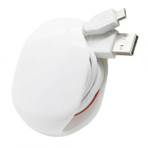 Organisateur du rétractrice de câble - Enrouleur de fil de données portable, stockage du cordon USB | Porte-câble de chargeur automatique pour bureau, gardien de câble de souris, boîte d'organisateurs (themyina, neuf)