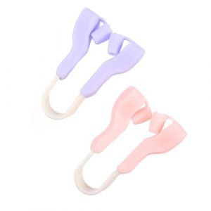 PENIKOKO Pince-Nez Correcteur en Silicone Souple 2 Pièces pour Affiner et Rehausser le Nez Appareil de Remodelage Discret Adapté Usage Quotidien (xinshengzhan, neuf)